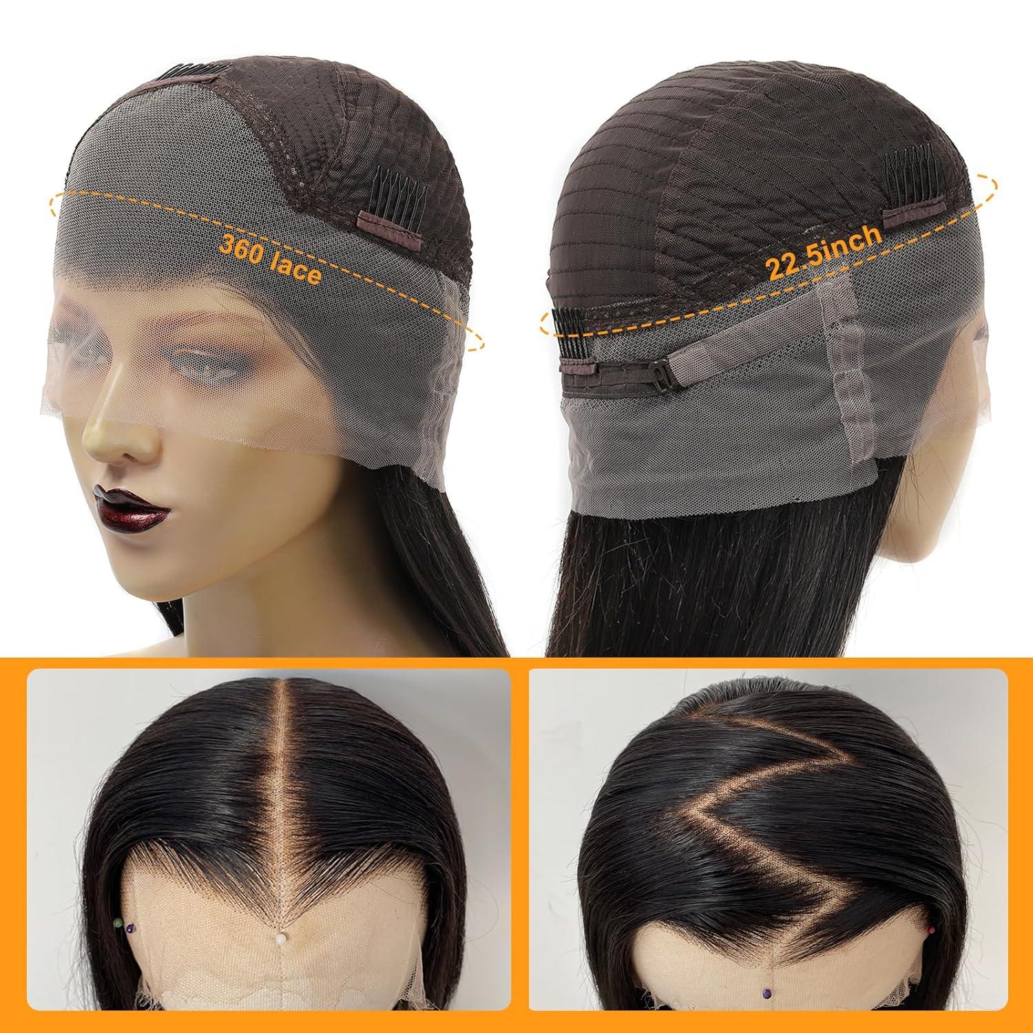 imageBEEOS 13x6 Ultrafitted HD Lace Wig 250 Density Pre Plucked Curly Human Hair Wigs Bleached Knots 18 Inch360 HD Lace Body Wave Wig180 Density