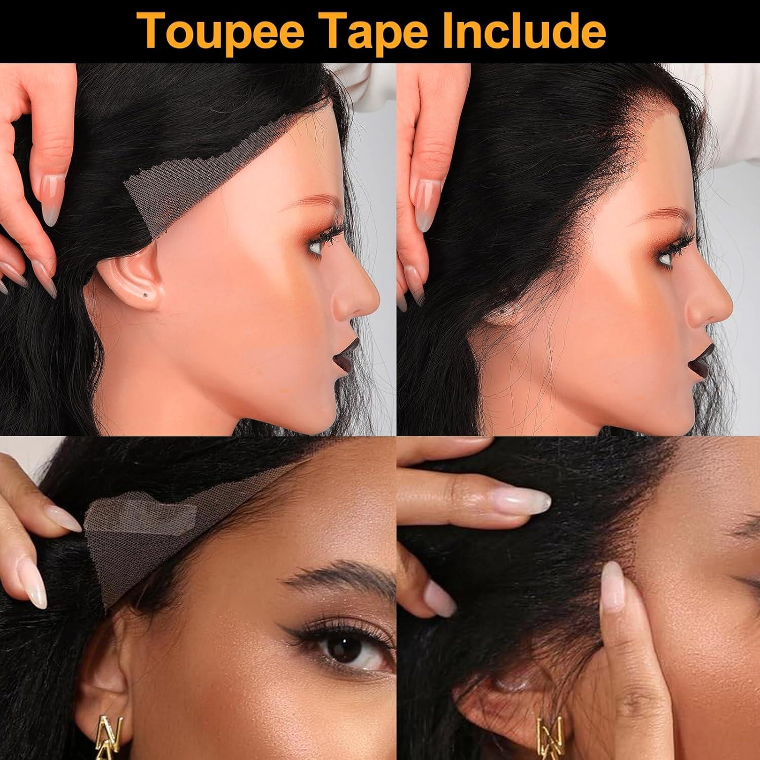 imageBEEOS Wear and Go 5x5 SKINLIKE Real HD Lace Closure Wig Precut 180 Density PrePlucked Bleached Knots Glueless Straight Virgin Human Hair Wigs 22 Inch13x6 Body Wave Glueless HD Lace Wig 250 Density
