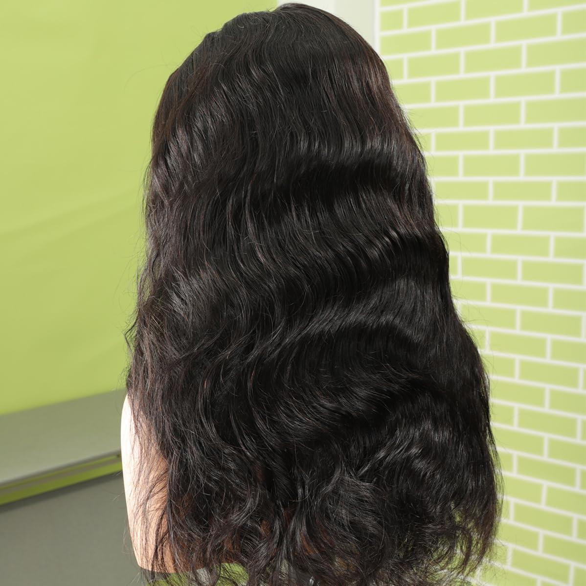 imageBEEOS Wear and Go 5x5 SKINLIKE Real HD Lace Closure Wig Precut 180 Density PrePlucked Bleached Knots Glueless Straight Virgin Human Hair Wigs 22 Inch9x6 Body Wave Glueless HD Lace Wig 180 Density