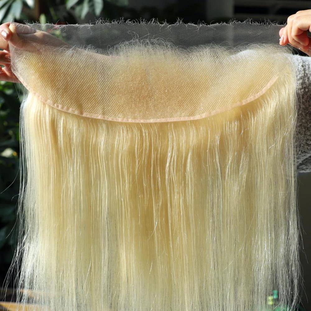 imageBEEOS 13x6 HD Lace Frontal Only 010mm Ultrathin Invisible Film Lace Straight Virgin Human Hair Frontal Pre Plucked Natural Hairline 20 Inch13x4 HD Lace Frontal 613 ColorStraight