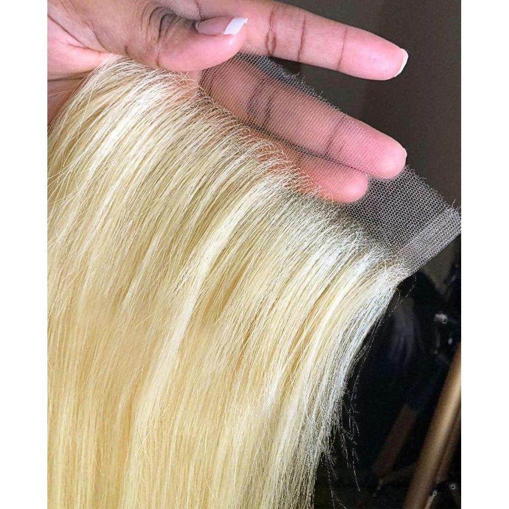 imageBEEOS 13x6 HD Lace Frontal Only 010mm Ultrathin Invisible Film Lace Straight Virgin Human Hair Frontal Pre Plucked Natural Hairline 20 Inch5x5 HD Lace 613 ClosureStraight
