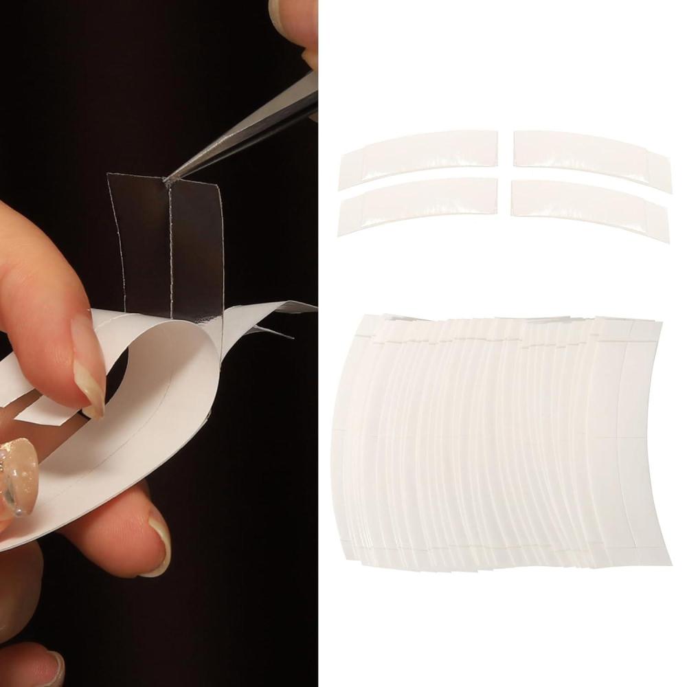 imageBEEOS Double Sided Waterproof Wig Tape for Lace and PU UltraHold Clear Toupee Tape No Residue NonMelting 36 PCS