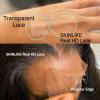 BEEOS 13×6 HD Lace Frontal Only, 0.10mm Ultra-thin Invisible Film Lace Straight Virgin Human Hair Frontal Pre Plucked Natural Hairline 20 Inch(5×5 HD Lace Closure-Deep Wave)
