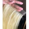 BEEOS 13×6 HD Lace Frontal Only, 0.10mm Ultra-thin Invisible Film Lace Straight Virgin Human Hair Frontal Pre Plucked Natural Hairline 20 Inch(6×6 HD Lace Closure #613 Color-Straight)
