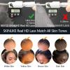 BEEOS 13×6 SKINLIKE Real HD Lace Frontal Bob Wig, Ultra-fitted Cap Pre-Plucked Bleached Knots 180% Density Straight Human Hair Wig 12 Inch(13×6 HD Lace Wig – Curly Bob)