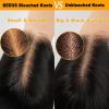 BEEOS 13×6 SKINLIKE Real HD Lace Frontal Bob Wig, Ultra-fitted Cap Pre-Plucked Bleached Knots 180% Density Straight Human Hair Wig 12 Inch(13×6 HD Lace Wig – Straight Bob)