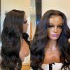 BEEOS 13×6 Ultra-fitted HD Lace Wig 250% Density Pre Plucked Curly Human Hair Wigs Bleached Knots 18 Inch(5×5 HD Lace Body Wave Wig Pre-cut Lace-250% Density)