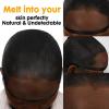 BEEOS Black SKINLIKE HD Wig Cap, 4 Pieces Invisible and Sheer Breathable Ultra-thin Stretchy Stocking Caps for Lace Front Wigs, Bald Cap for Women(Black 24 PCS)