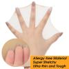 BEEOS Black SKINLIKE HD Wig Cap, 4 Pieces Invisible and Sheer Breathable Ultra-thin Stretchy Stocking Caps for Lace Front Wigs, Bald Cap for Women(Nude 4 PCS)