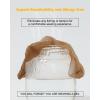 BEEOS Brown SKINLIKE HD Wig Cap, 12 Pieces Ultra-thin Invisible Stretchy Stocking Caps for Lace Front Wigs, Breathable Wig Caps for Women(Brown 12 PCS)