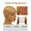 BEEOS Brown SKINLIKE HD Wig Cap, 12 Pieces Ultra-thin Invisible Stretchy Stocking Caps for Lace Front Wigs, Breathable Wig Caps for Women(Brown 12 PCS)