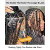 BEEOS Human Braiding Hair for Boho Braids, 100g Deep Wave Bulk Human Hair for Braiding Bohemian Knotless Micro Braids 18 Inch #1B Natural Black(#4 Chocolate Brown-100g)