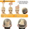 BEEOS Nude Extra Large Mesh Wig Cap for Long Hair with Open-end, 3 Pieces High-Elastic Nude Hair Net Plopping Cap for Women(Nude 3 PCS)