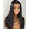 BEEOS 13×6 Ultra-fitted HD Lace Wig 250% Density Pre Plucked Curly Human Hair Wigs Bleached Knots 18 Inch(13×6 Full Frontal HD Lace Straight Wig Pre-cut Lace-180% Density)