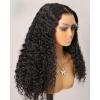 BEEOS 13×6 Ultra-fitted HD Lace Wig 250% Density Pre Plucked Curly Human Hair Wigs Bleached Knots 18 Inch(Ultra-fitted 13×6 HD Lace Curly Wig-180% Density)