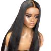 BEEOS Wear and Go 5×5 SKINLIKE Real HD Lace Closure Wig, Pre-cut 180% Density Pre-Plucked Bleached Knots Glueless Straight Virgin Human Hair Wigs 22 Inch(5×5 Straight Glueless HD Lace Wig 180% Density)