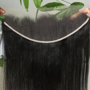 BEEOS Yaki Straight 5×5 SKINLIKE Real HD Lace Closure, Pre-Plucked Bleached Knots Natural Black Human Hair 16 Inch(13×4 HD Lace Frontal-Yaki Straight)