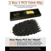 BEEOS Remy Human Crochet Hair Burmese Curly, Pre-Separated Knotless Feather Crochet Human Hair for Women 18 Inch, Miracle Knots and Reusable 40g(40g-Burmese Curly-Natural Black)