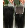BEEOS Yaki Straight 2×6 SKINLIKE Real HD Lace Closure, 0.10mm Ultra-thin Invisible HD Lace Human Hair Closures Pre-Plucked Bleached Knots 16 Inch(5×5 HD Lace Closure-Yaki Straight)