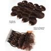 BEEOS Highlights Human Crochet Hair P4/27, Deep Wave Pre-Separated Miracle Knots Feather Crochet Hair for Women, Brown with Honey Blonde 16 Inch 40g(160g-Body Wave-#4 Chocolate Brown)