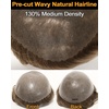 BEEOS 0.10mm PU Skin Toupee for Men, Volume Real Human Hair Mens Hair Piece 130% Medium Density, 8×10 Inch Durable PU Base No Shed Mens Hair Replacement System #613 Blonde(#18 Blonde)