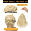BEEOS 0.10mm PU Skin Toupee for Men, Volume Real Human Hair Mens Hair Piece 130% Medium Density, 8×10 Inch Durable PU Base No Shed Mens Hair Replacement System #613 Blonde(#613 Blonde)