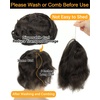BEEOS 0.10mm PU Skin Toupee for Men, Volume Real Human Hair Mens Hair Piece 130% Medium Density, 8×10 Inch Durable PU Base No Shed Mens Hair Replacement System #613 Blonde(#2 Dark Brown)