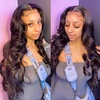 BEEOS 5×5 SKINLIKE Real HD Lace Closure Wig, 0.1mm Ultra-thin Invisible HD Lace Ture 180% Density Natural Color Human Hair Body Wave 18 Inch(13×4 HD Lace Frontal Wig- Body Wave- 180% Density)