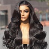 BEEOS 5×5 SKINLIKE Real HD Lace Closure Wig, 0.1mm Ultra-thin Invisible HD Lace Ture 180% Density Natural Color Human Hair Body Wave 18 Inch(13×6 HD Lace Frontal Wig- Body Wave- 180% Density)
