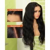 BEEOS 5×5 SKINLIKE Real HD Lace Closure Wig, 0.1mm Ultra-thin Invisible HD Lace Ture 180% Density Natural Color Human Hair Body Wave 18 Inch(13×6 HD Lace Frontal Wig- Body Wave- 250% Density)