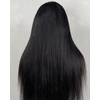 BEEOS 5×5 SKINLIKE Real HD Lace Closure Wig, 0.1mm Ultra-thin Invisible HD Lace Ture 180% Density Natural Color Human Hair Body Wave 18 Inch(13×6 Ultra-fitted HD Lace Wig- Straight- 180% Density)