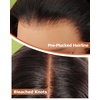 BEEOS 5×5 SKINLIKE Real HD Lace Closure Wig, 0.1mm Ultra-thin Invisible HD Lace Ture 180% Density Natural Color Human Hair Body Wave 18 Inch(13×6 Ultra-fitted HD Lace Wig- Straight- 180% Density)