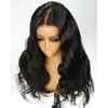 BEEOS 5×5 SKINLIKE Real HD Lace Closure Wig, 0.1mm Ultra-thin Invisible HD Lace Ture 180% Density Natural Color Human Hair Body Wave 18 Inch(13×6 Ultra-fitted HD Lace Wig- Body Wave- 180% Density)