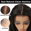 BEEOS 5×5 SKINLIKE Real HD Lace Closure Wig, 0.1mm Ultra-thin Invisible HD Lace Ture 180% Density Natural Color Human Hair Body Wave 18 Inch(Ultra-fitted 13×6 HD Lace Front Wig 250% Density- Body Wave)