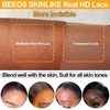 BEEOS Glueless Wigs Human Hair Pre-plucked Pre-Cut 5×5 HD Lace Wig 250% Density Straight Pre Everything Wear and Go Wig Bleached Knots 20 Inch(13×6–Body Wave -Natural Color-250% Density)