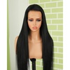 image:imageBEEOS 250 Density 1 Jet Black 13x6 HD Lace Full Frontal Wig Invisible Ultrathin Skinlike Real HD Lace Body Wave Wig Human Hair Ultrafitted Cap PrePlucked Bleached Knots for Black Women 24 Inch13x6 Straight 1 Jet Black 250 Density
