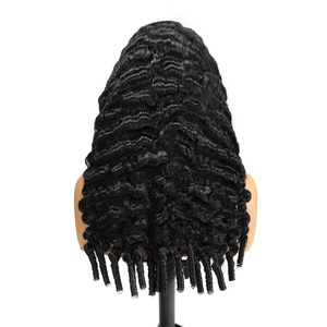 BEEOS 13×6 HD Lace Frontal #1 Jet Black Wig, 250% Density Invisible Ultra-thin Skinlike Real HD Lace Body Wave Wig Human Hair Ultra-fitted Cap Pre-Plucked Bleached Knots for Black Women 22 Inch(13×6- Burmese Curly- #1 Jet Black- 250% Density)