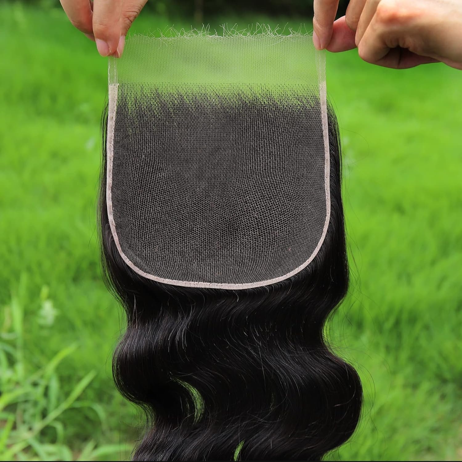 image:imageBEEOS Jet Black 5x5 SKINLIKE Real HD Lace Closure Body Wave 010mm Ultrathin Invisbile HD Lace Can Melt into Any Skin Tone Human Hair Closure PrePlucked Bleached Knot 14 Inch5x5 Closure Body Wave 1 Jet Black