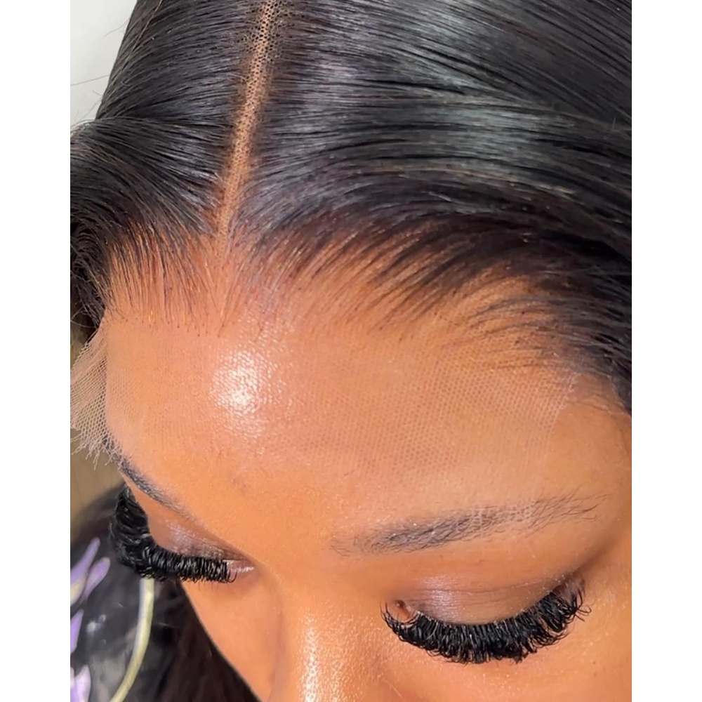 image:imageBEEOS Jet Black 5x5 SKINLIKE Real HD Lace Closure Body Wave 010mm Ultrathin Invisbile HD Lace Can Melt into Any Skin Tone Human Hair Closure PrePlucked Bleached Knot 14 Inch5x5 Closure Body Wave 1 Jet Black