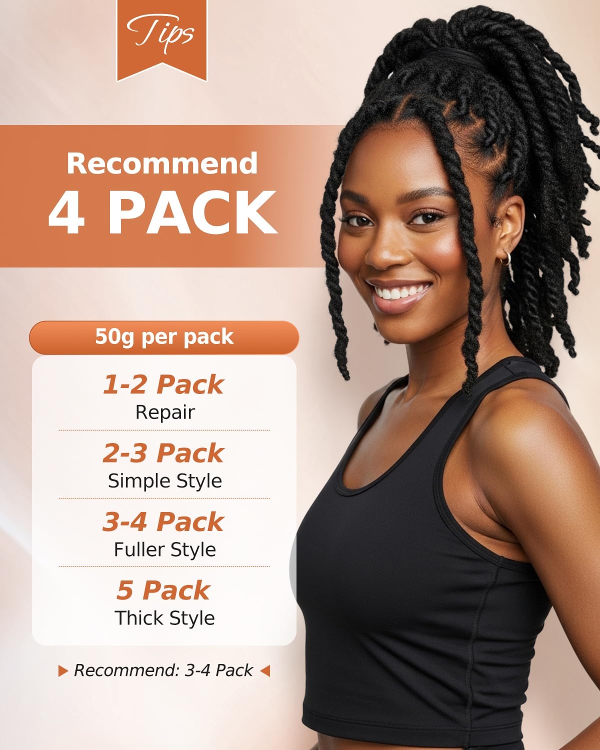 image:imageBEEOS Afro Kinkys Bulk Human Hair 4C Curly for Braids 50gram KinkyCurly Human Hair Bulk For Mini Twists Dreadlocks Extensions Locs Repair 350Ginger 16inch4 Brown