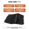 BEEOS 3 Body Wave Bundles Human Hair 18 20 22 Inch, Double Weft 100% Remy Human Hair Bundles for Black Women Sew In and Quick Weave, Natural Black 95g x 3(Natural Black Yaki Straight)