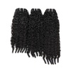 BEEOS 3 Body Wave Bundles Human Hair 18 20 22 Inch, Double Weft 100% Remy Human Hair Bundles for Black Women Sew In and Quick Weave, Natural Black 95g x 3(Natural Black Burmese Curly)